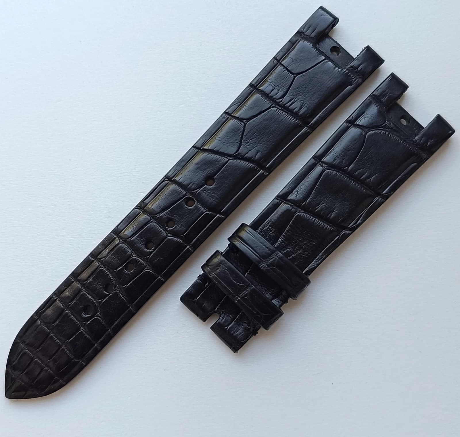 Ulysse Nardin Caprice black strap for folding clasp