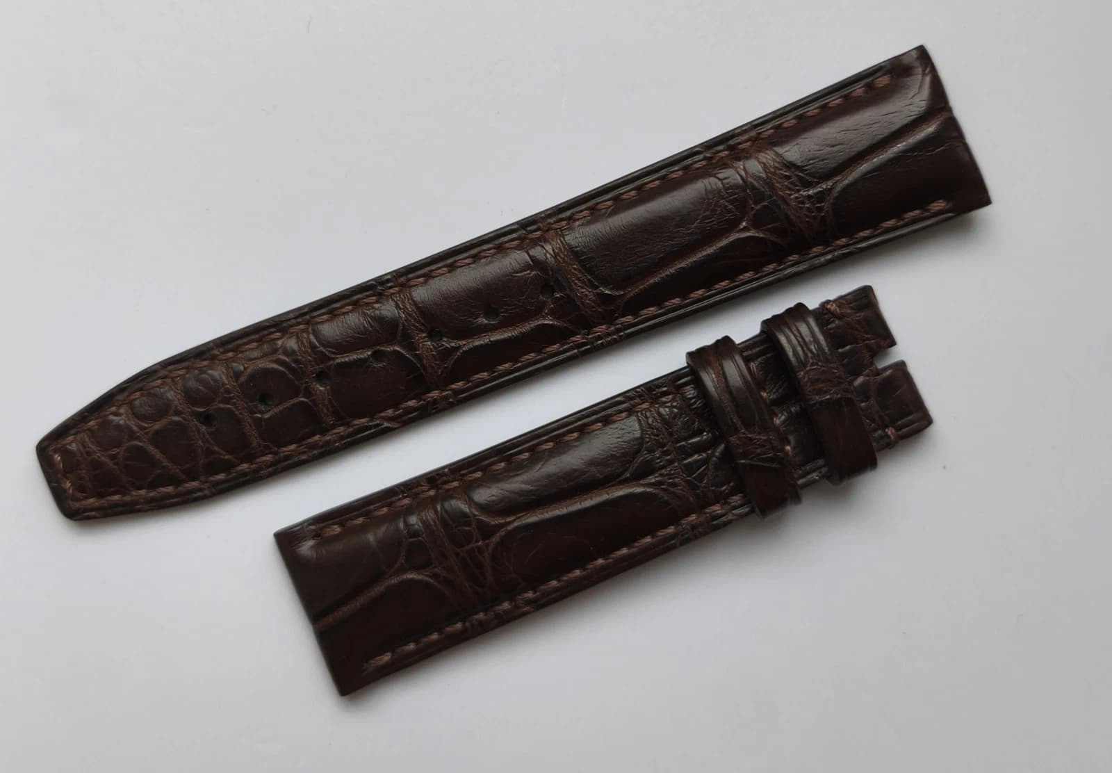 IWC Portugieser Chronograph brown strap for pin buckle