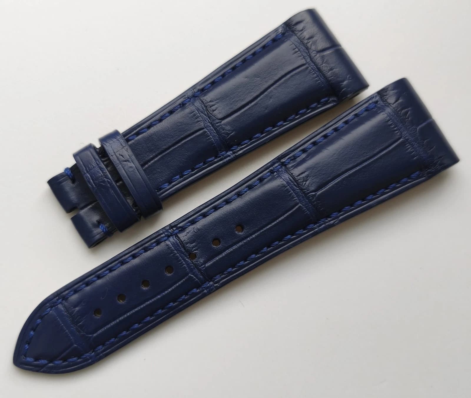 Ulysse Nardin Quadrato Dual Time blue strap