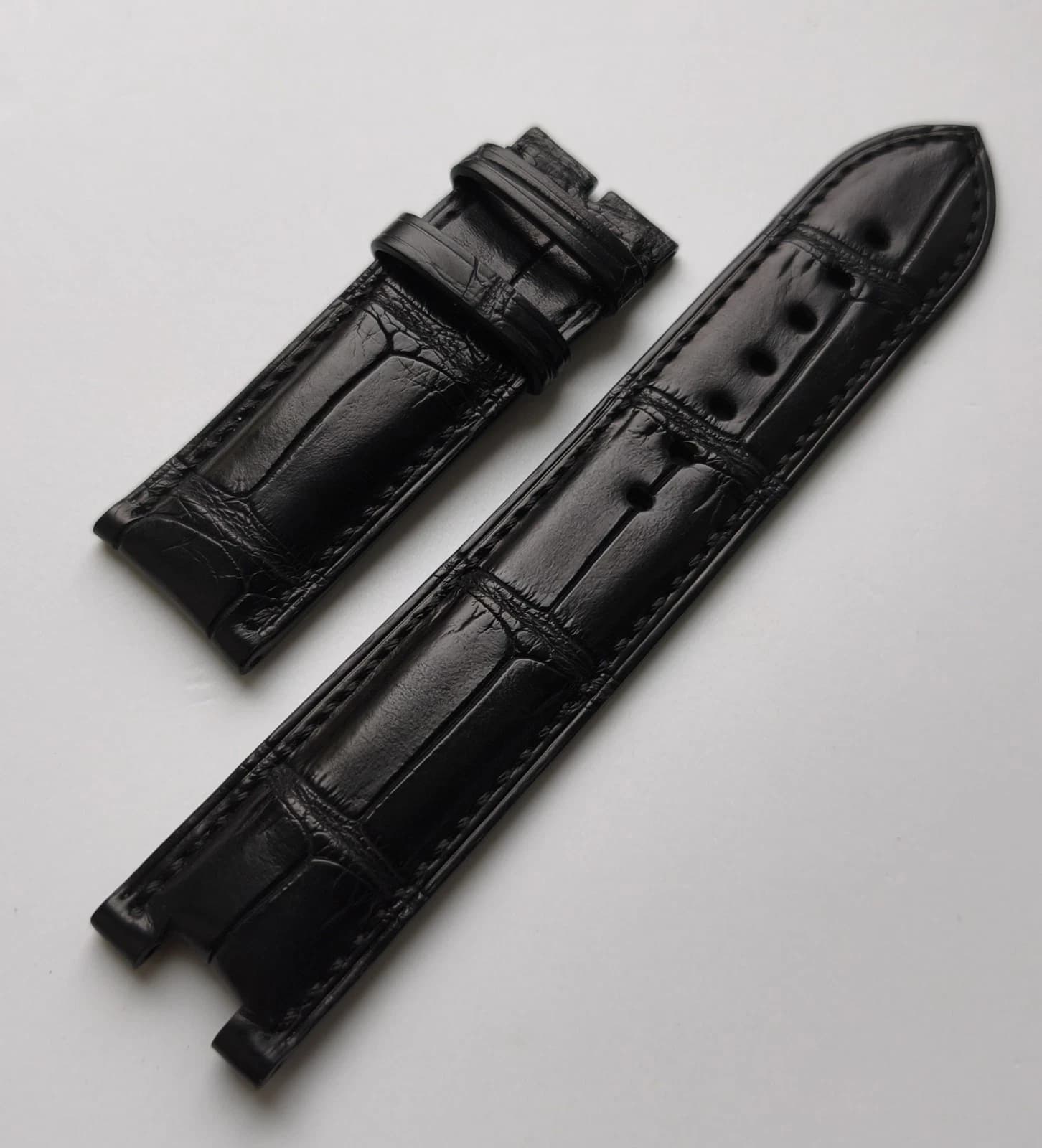 Bovet Sportster 22/22 black strap for pin buckle