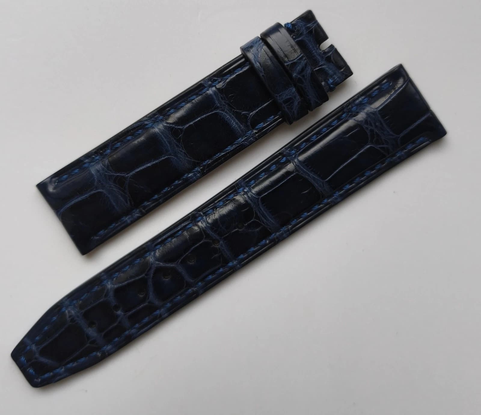 IWC Portugieser Chronograph blue for pin buckle